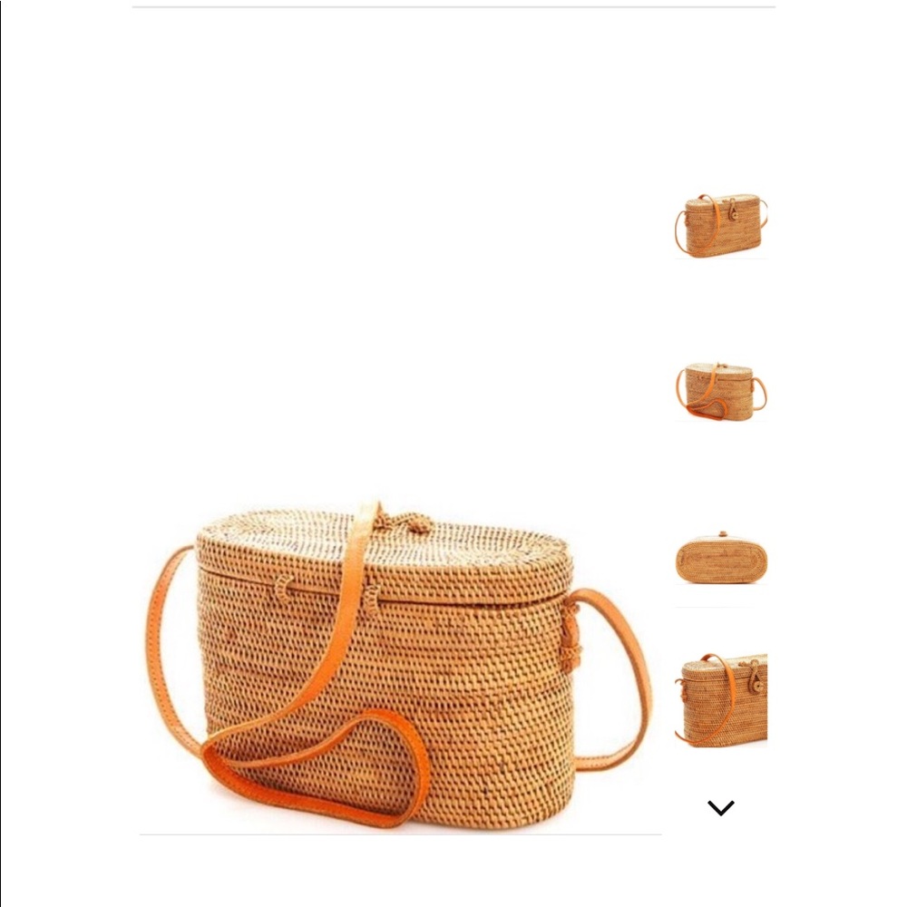 LAST 1️⃣ Handwoven Rattan Crossbody Bag - Picture 3 of 8